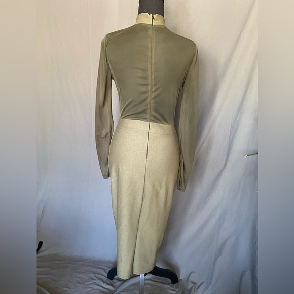 Missguided turtleneck sheer dress - Picture 2 of 3